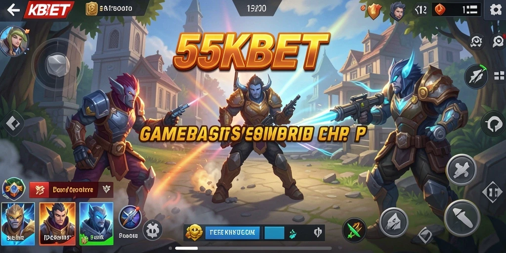 Screenshot gameplay 55KBET menampilkan strategi mendalam dan pertempuran yang intens.