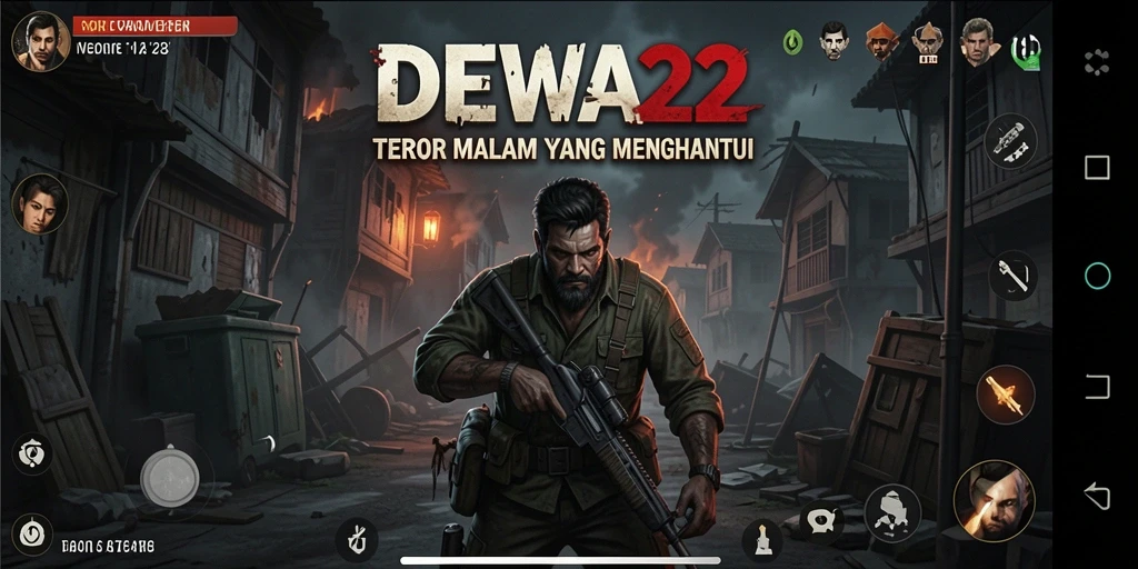 Menampilkan gameplay mencekam dalam DEWA22 yang penuh teror.