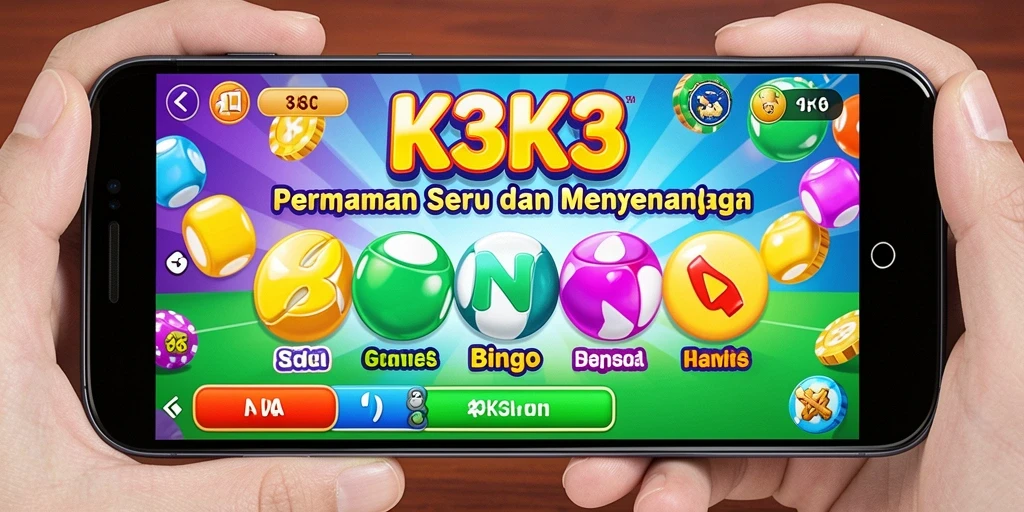 Tampilan gameplay K3K3 yang menarik dan penuh aksi Bingo.