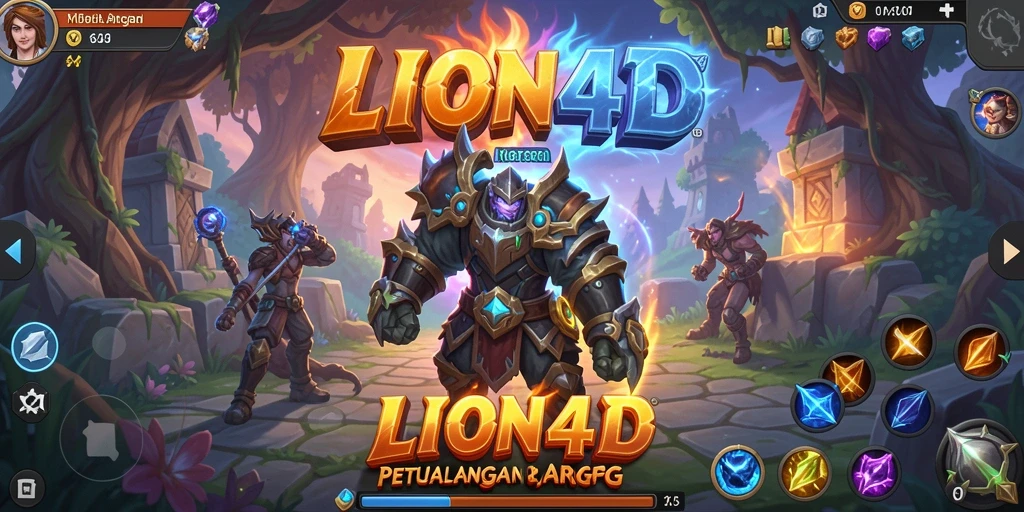 Gameplay LION4D yang seru dan grafis menawan.