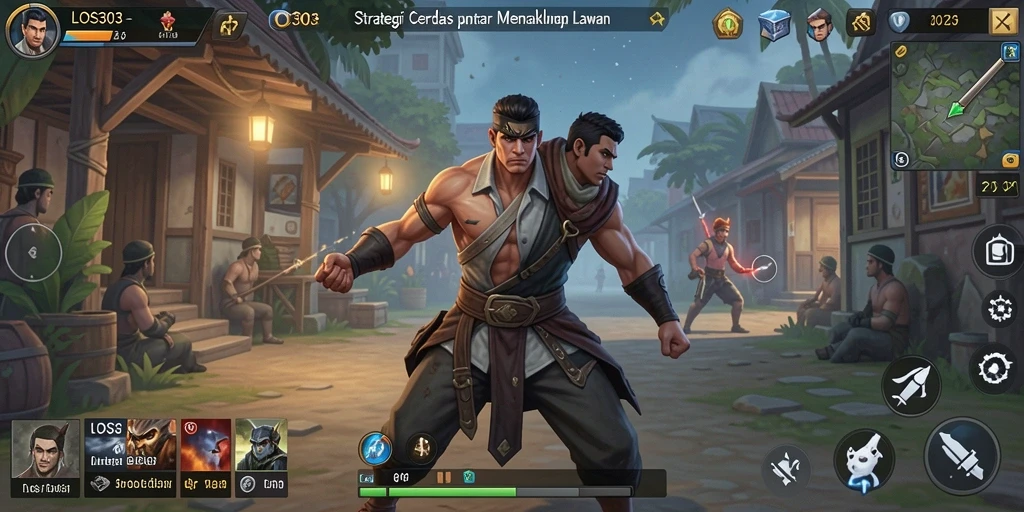 Screenshot utama LOS303 menampilkan pertempuran strategi yang mendebarkan.