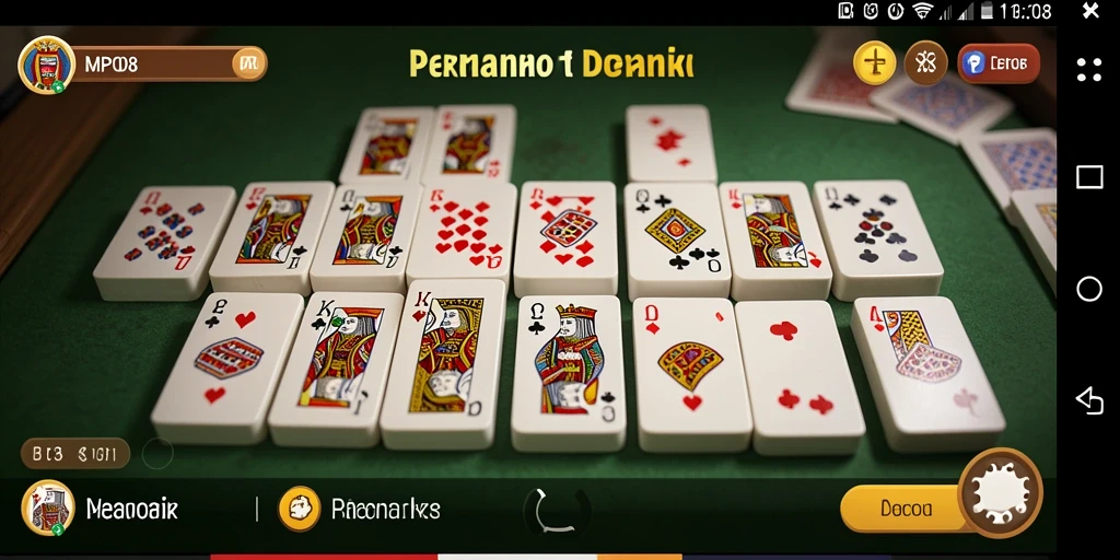 Tampilan menarik dari gameplay Domino MPO08 yang menegangkan.