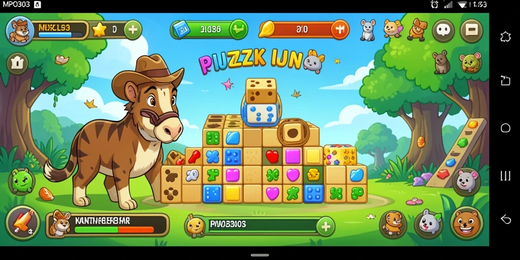 Tampilan gameplay MPO303 yang menarik saat menyelesaikan puzzle.
