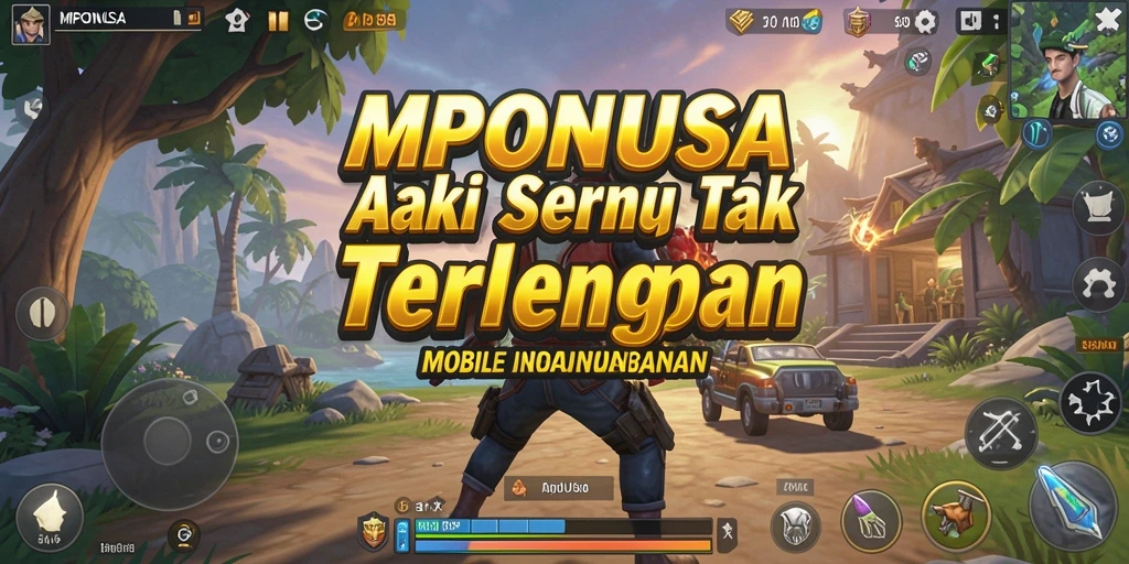 Tampilan gameplay seru dari MPONUSA dengan aksi mendebarkan.