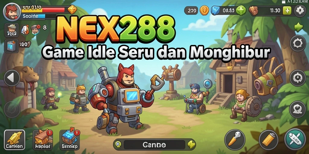 Tampilan gameplay NEX288 yang menarik dan penuh warna.