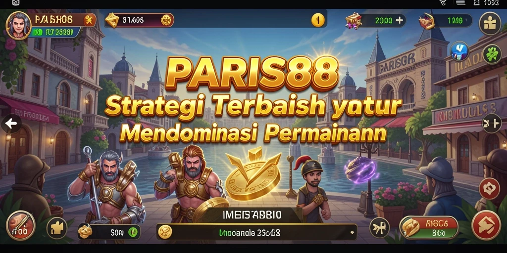 Screenshot gameplay <strong>PARIS88</strong> yang menunjukkan strategi pertempuran yang mendebarkan.