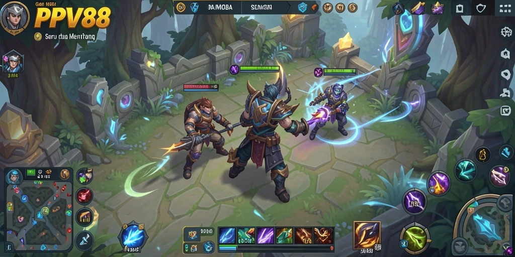Tampilan intens gameplay PPV88 yang mengasyikkan.