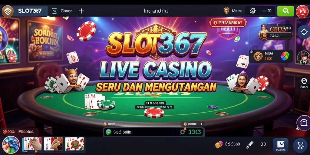 Screenshot yang menunjukkan keseruan permainan Live Casino SLOT367.