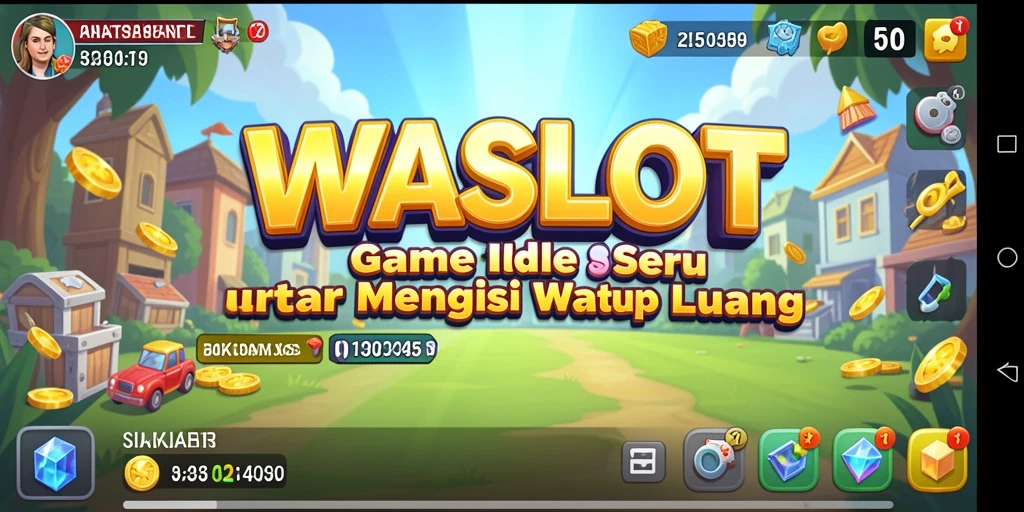 Screenshot gameplay WASLOT menampilkan momen keseruan dalam mengumpulkan sumber daya.
