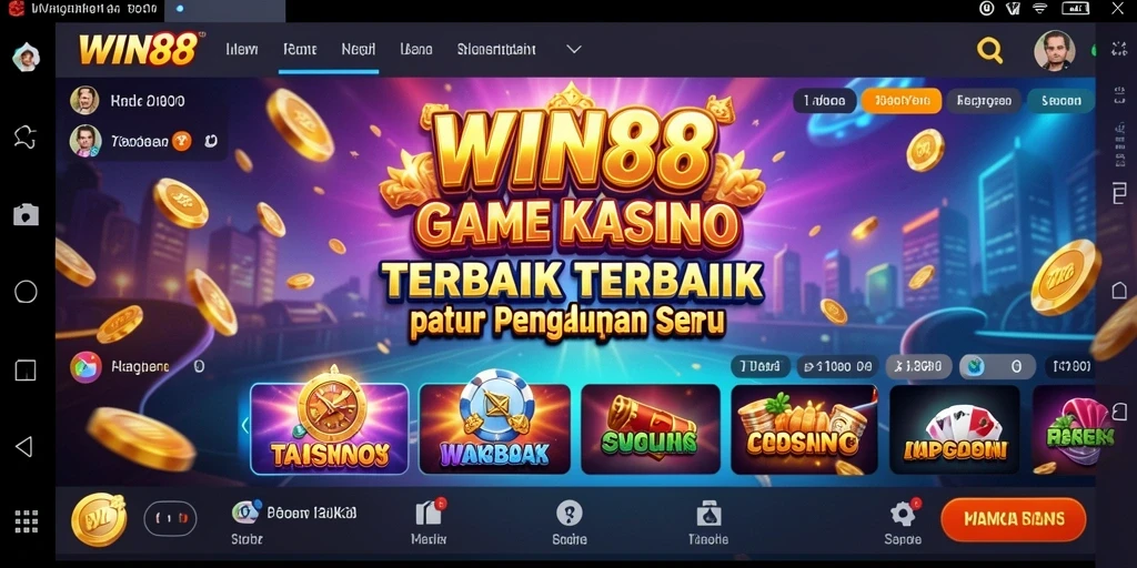 Tampilan gameplay seru dari aplikasi Kasino WIN88.