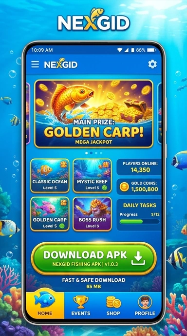 Tampilan antarmuka pengguna nexgid yang sederhana dan intuitif.